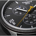Черный Tissot Tissot chrono XL Brooklyn nets T116.617.37.051.02 на белом фоне — вид анфас